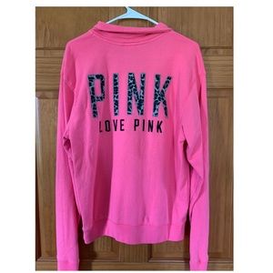Victoria’s Secret PINK 3/4 Zip Pullover